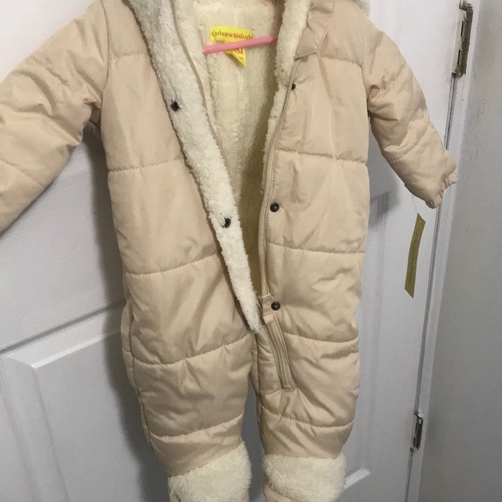 Hooded winter jumpsuit